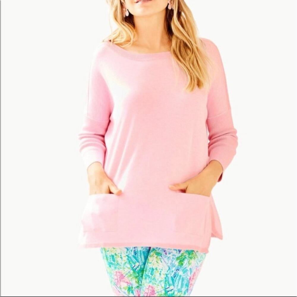 Lilly pulitzer pink Cabo Sweater M